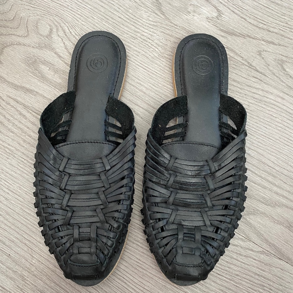 Urban Outfitters Black Sandals New Size 6